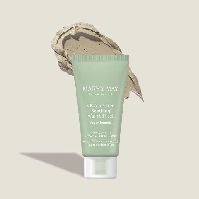 Mary&May - Cica Tea Tree Soothing Wash Off Mask Pack (mini) 30g