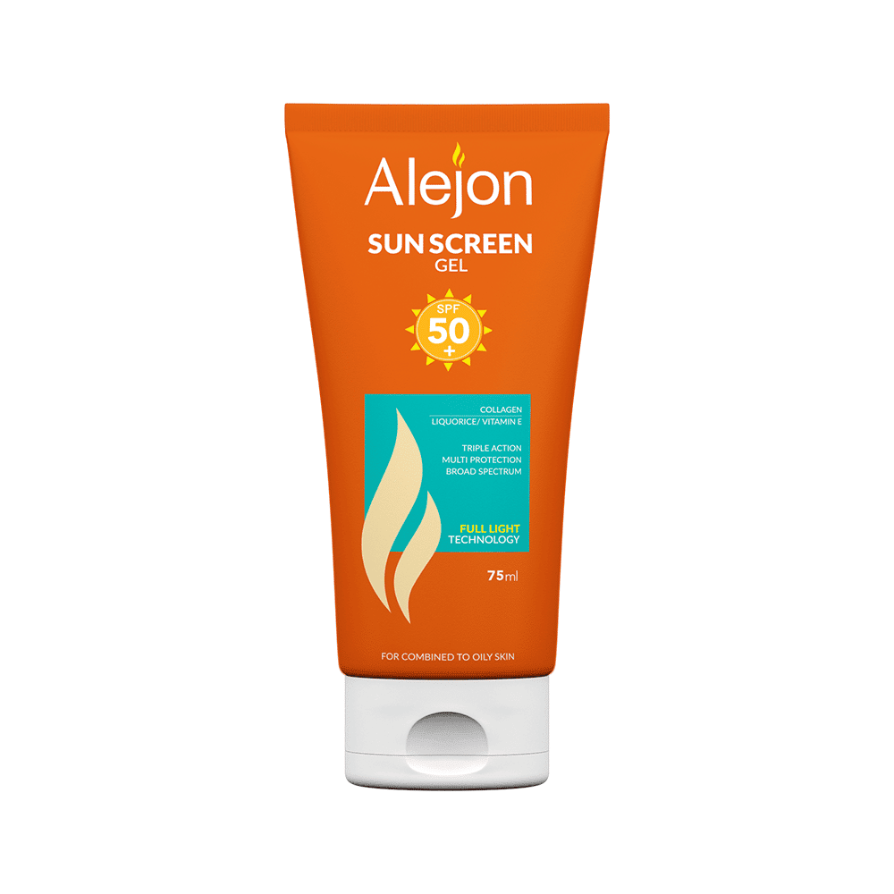 Alejon Sun Screen Gel 75 ml SPF50+ (offer) | واقي شمس أليجون SPF50+ 75 مل