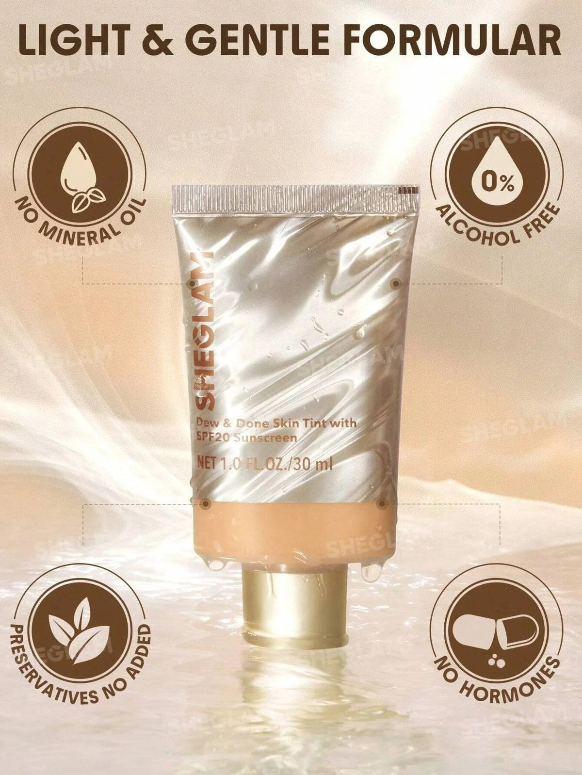 SHEGLAM Dew & Done Skin Tint With SPF20