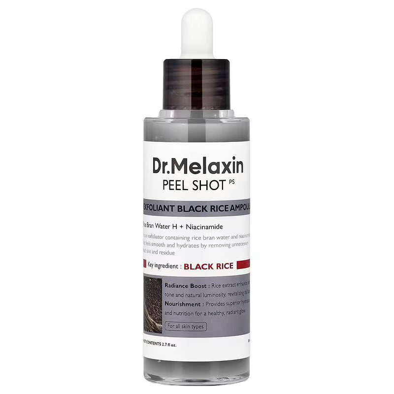 Dr.Melaxin - Peel Shot Exfoliant Black Rice Ampoule 8Oml