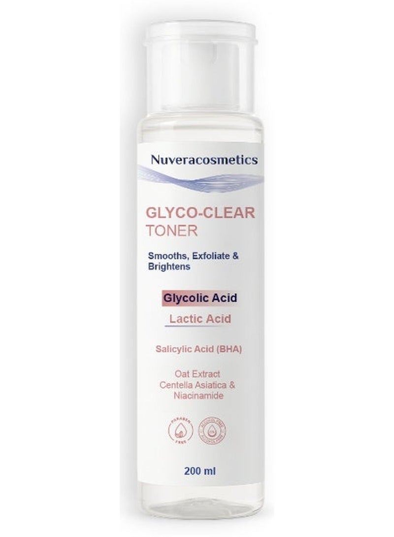 NuveraCosmetics تونر جلايكو-كلير من نوفييرا 200 مل