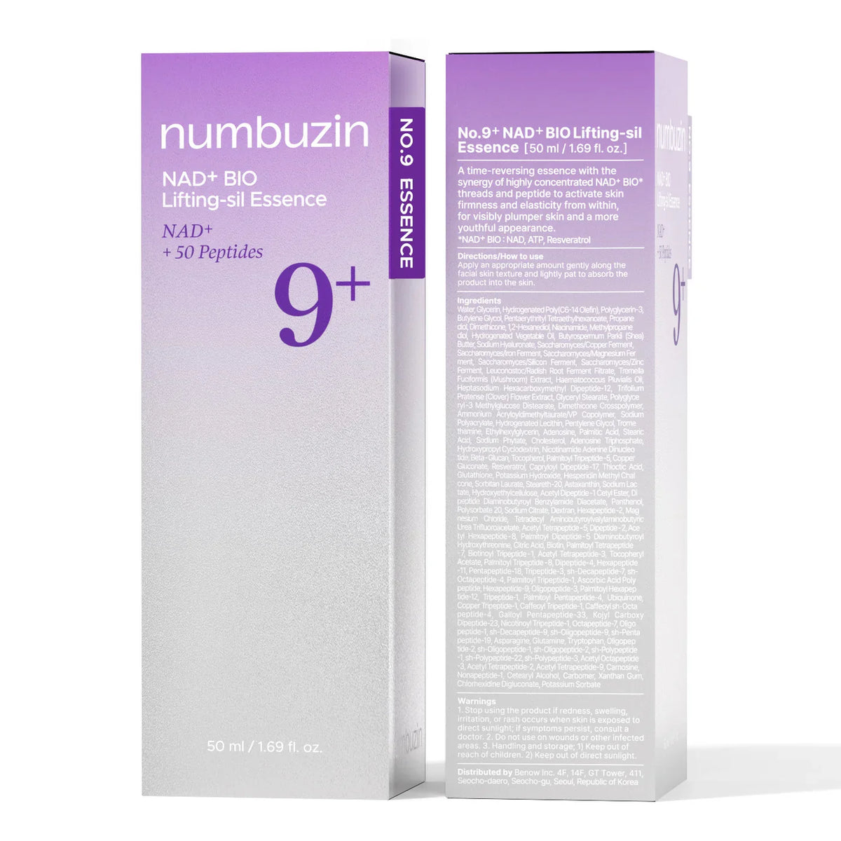 numbuzin - No.9 NAD Bio Lifting-sil Essence 50ml
