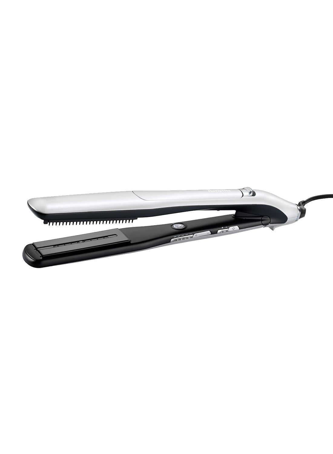 Steam Lustre Professional Hair Straightener | Advanced Ceramic 36mm Broad Heating Plate | 5 Heat Settings From 170-210°C | 360° Surround Steam Technology For Smooth Hair | ST595SDE Silver