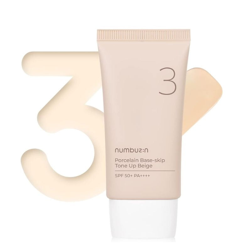numbuzin - No. 3 Porcelain Base-Skip Tone Up Beige
