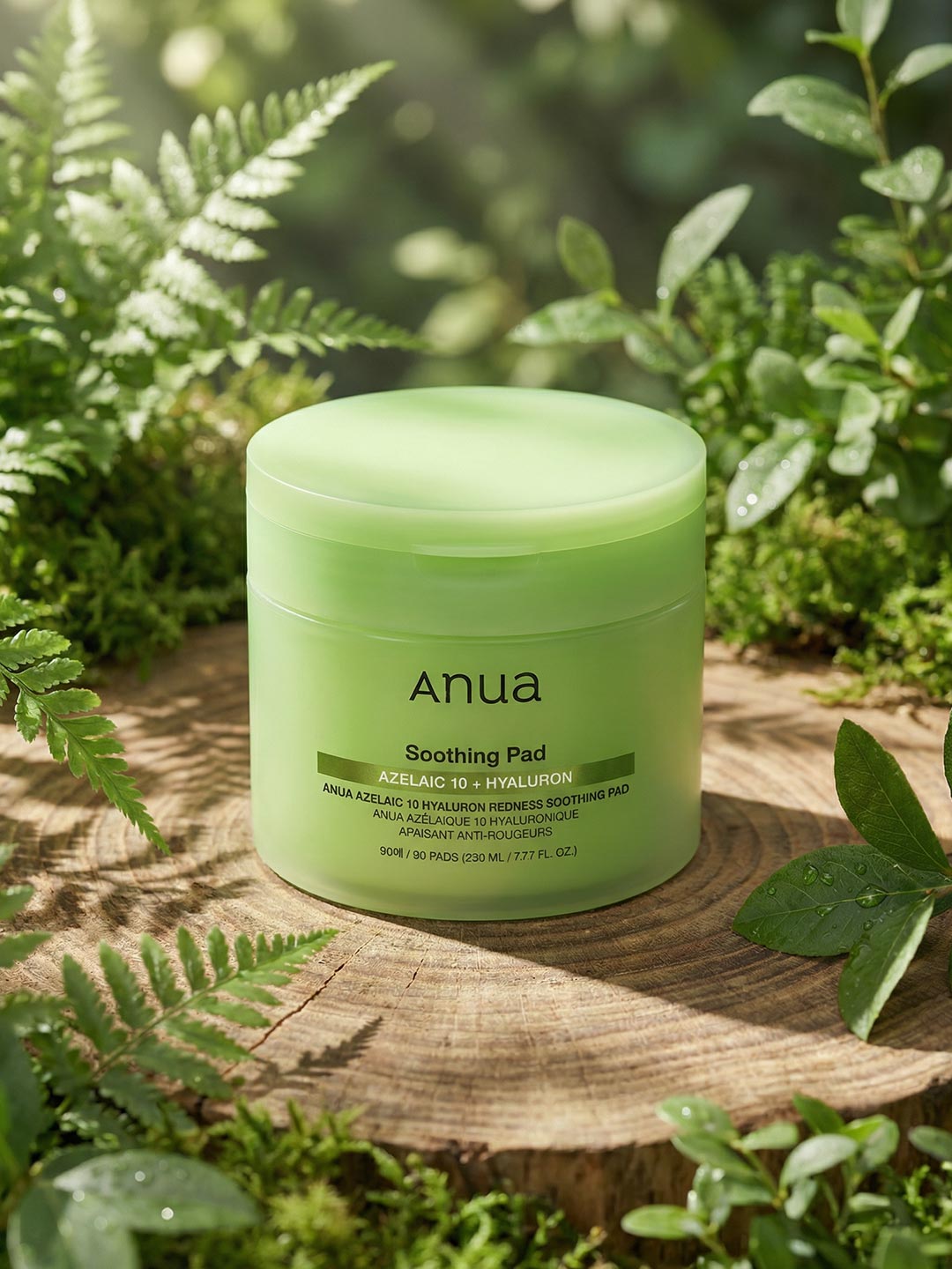 ضمادات Anua لتهدئة الاحمرار بحمض الأزيليك 10% وهيالورونيك