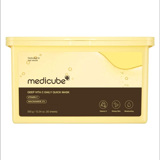 MEDICUBE قناع يومي سريع بفيتامين سي العميق 30 ورقة 350 جم