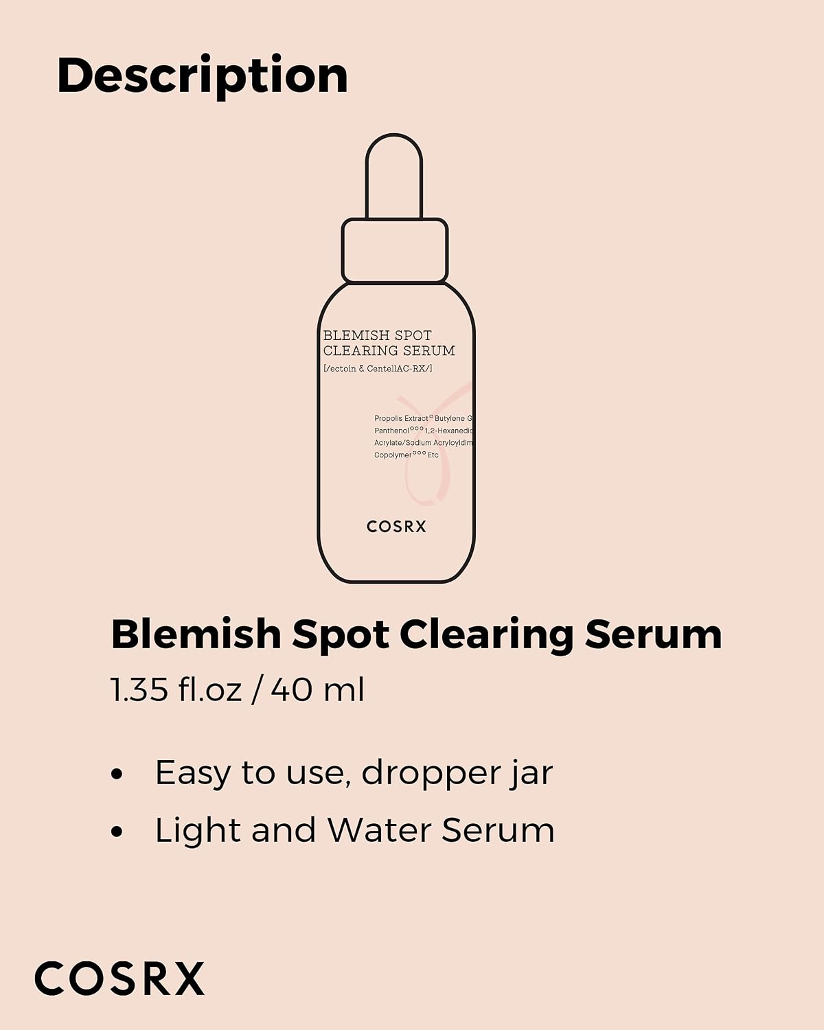 COSRX AC Collection Blemish Spot Clearing Serum 2.0 40ml