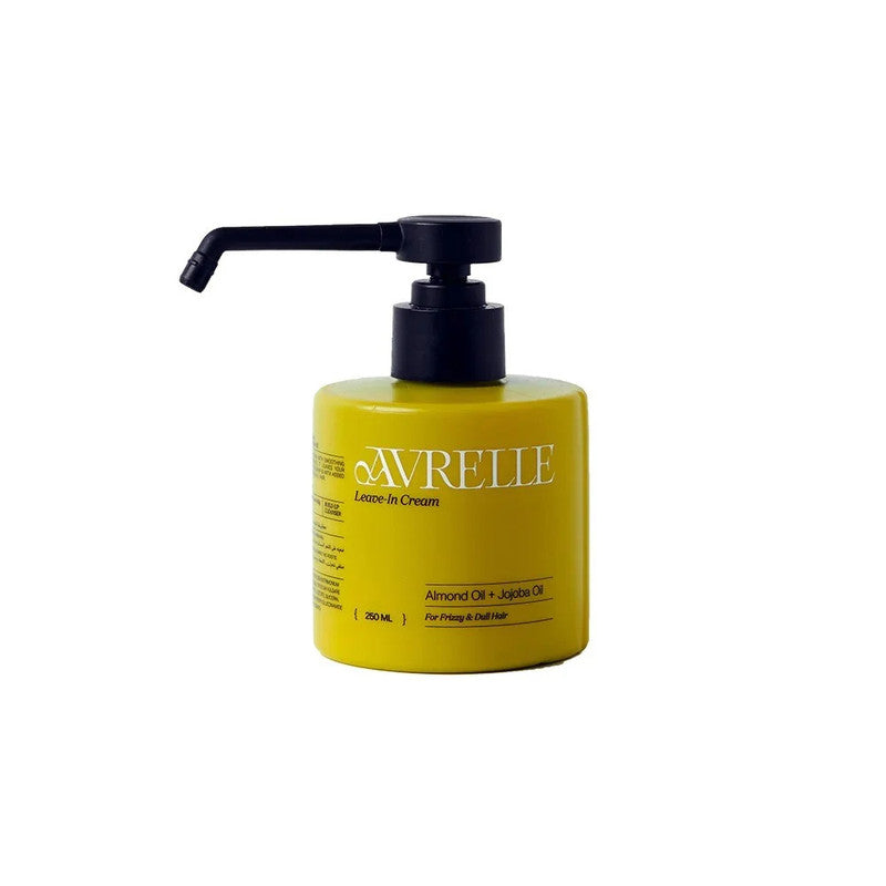 AVRELLE LEAVE IN CREAM ALMOND OIL + JOJOBA OIL FOR FRIZZY & DULL HAIR 250ML