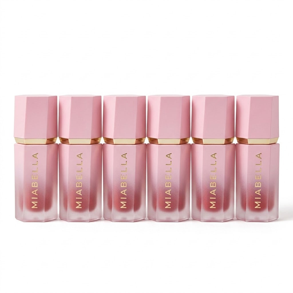 Liquid Blusher Sponge Applicator Matte 6 Colors Set