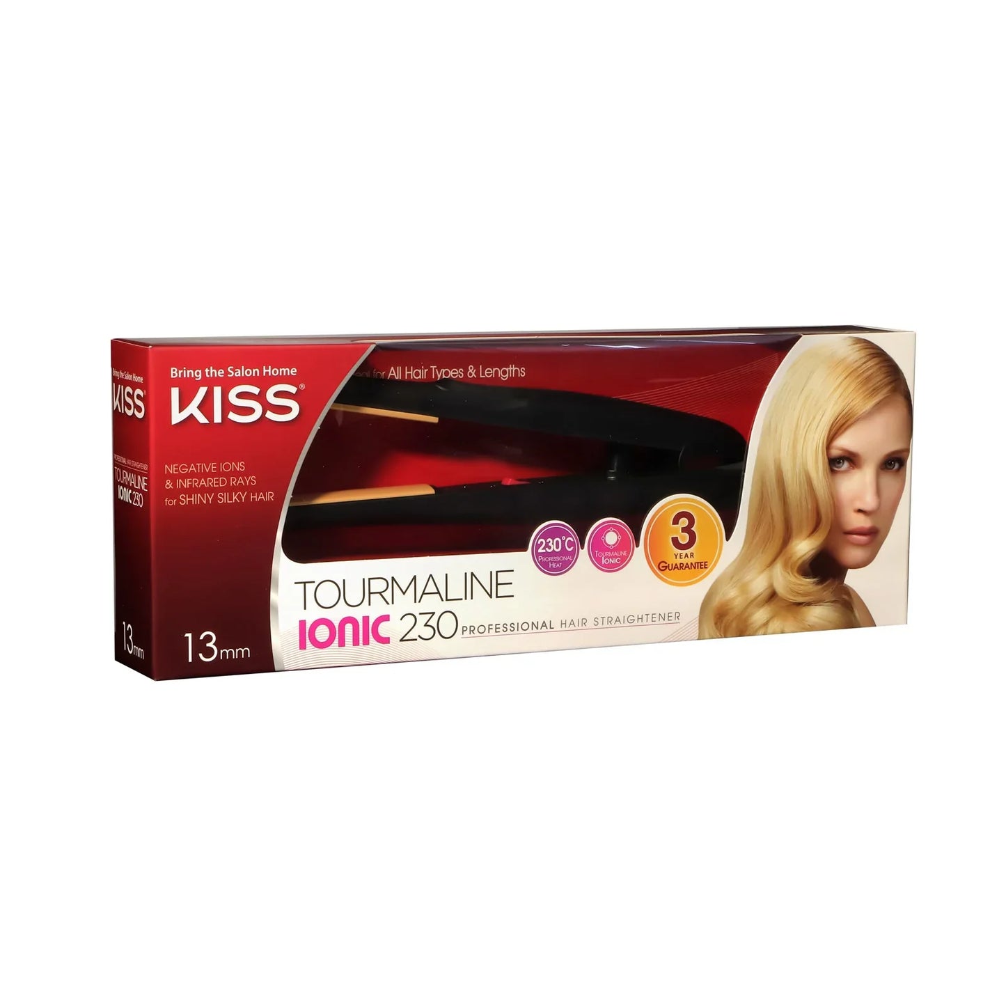 KISS Ceramic tourmaline Hair Straightener KFI03EU