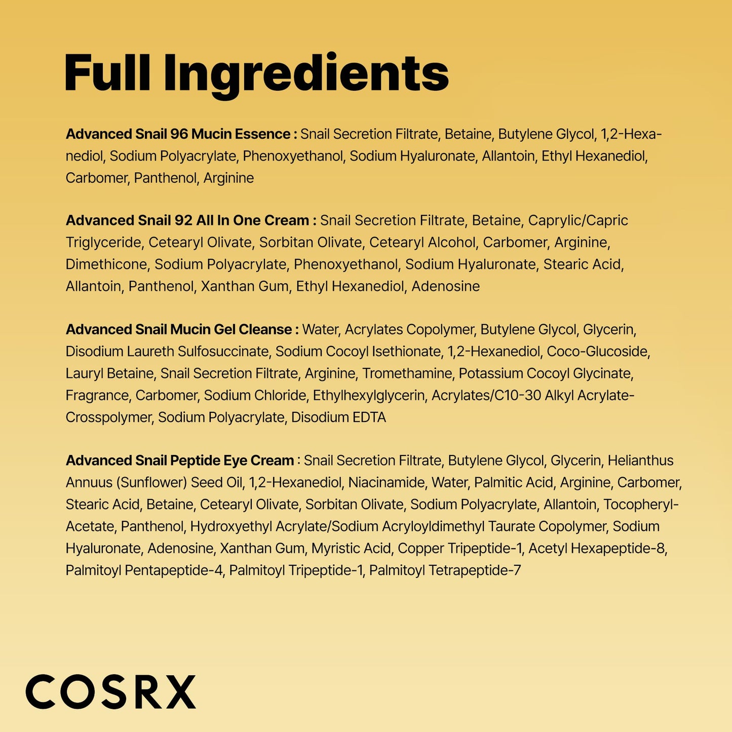 COSRX All About Snail Kit