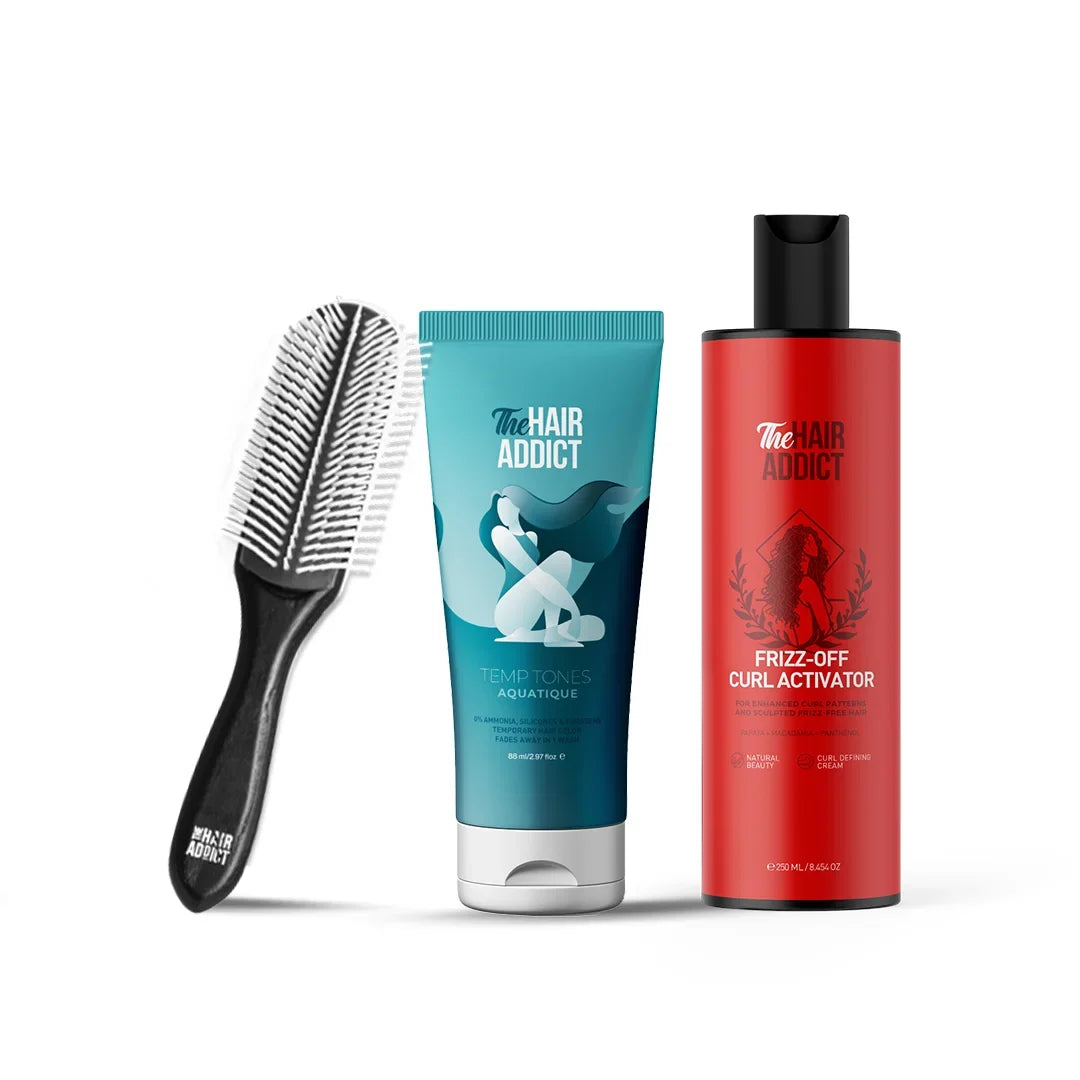 Frizz Off Colored Curls Kit - Aquatique (Temp Tones)