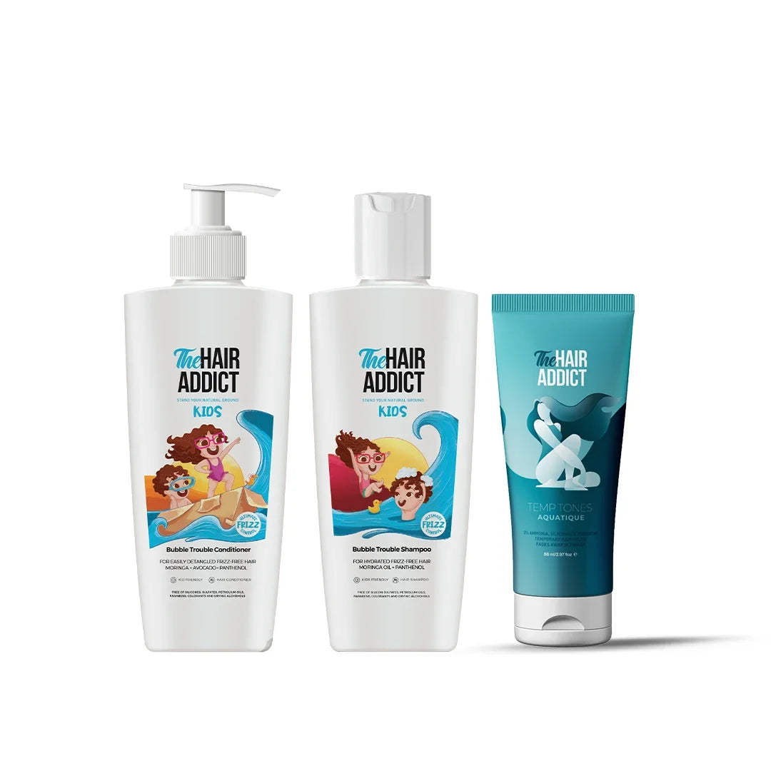 Kids Color & wash kit - Aquatique (Temp Tones)