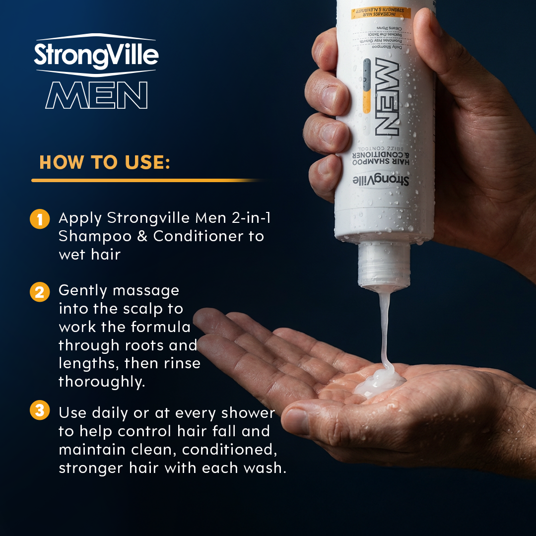 Strongville Men Shampoo & Conditioner 220 ml