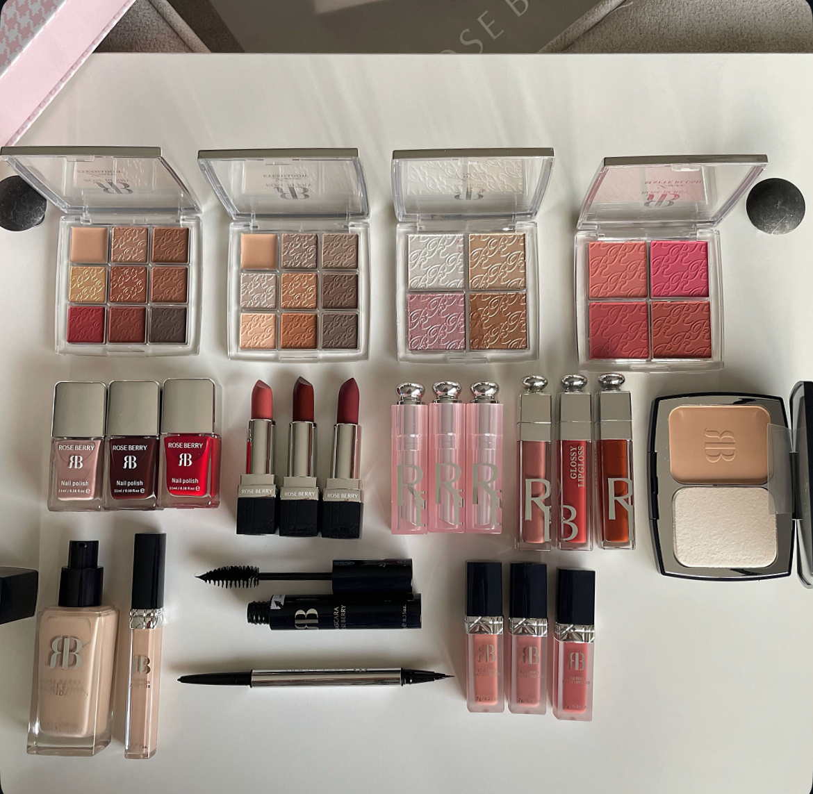 Giant Makeup Bundle rose berry