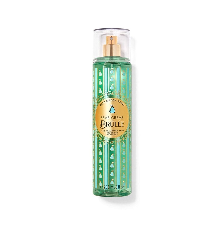 Bath & Body Works Pear Crème Brulée Fine Fragrance Mist - 236ml ( Gulf Edition )