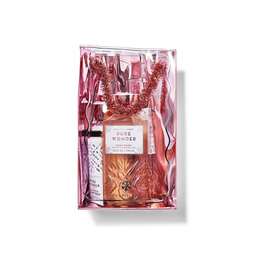 Bath & Body Works Pure Wonder Gift Bag Set ( Gulf Edition )