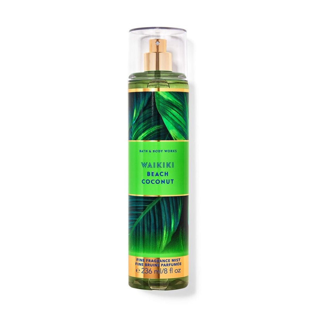 Bath & Body Works Waikiki Beach Coconut Fine Fragrance Mist - 236ml ( Gulf Edition )