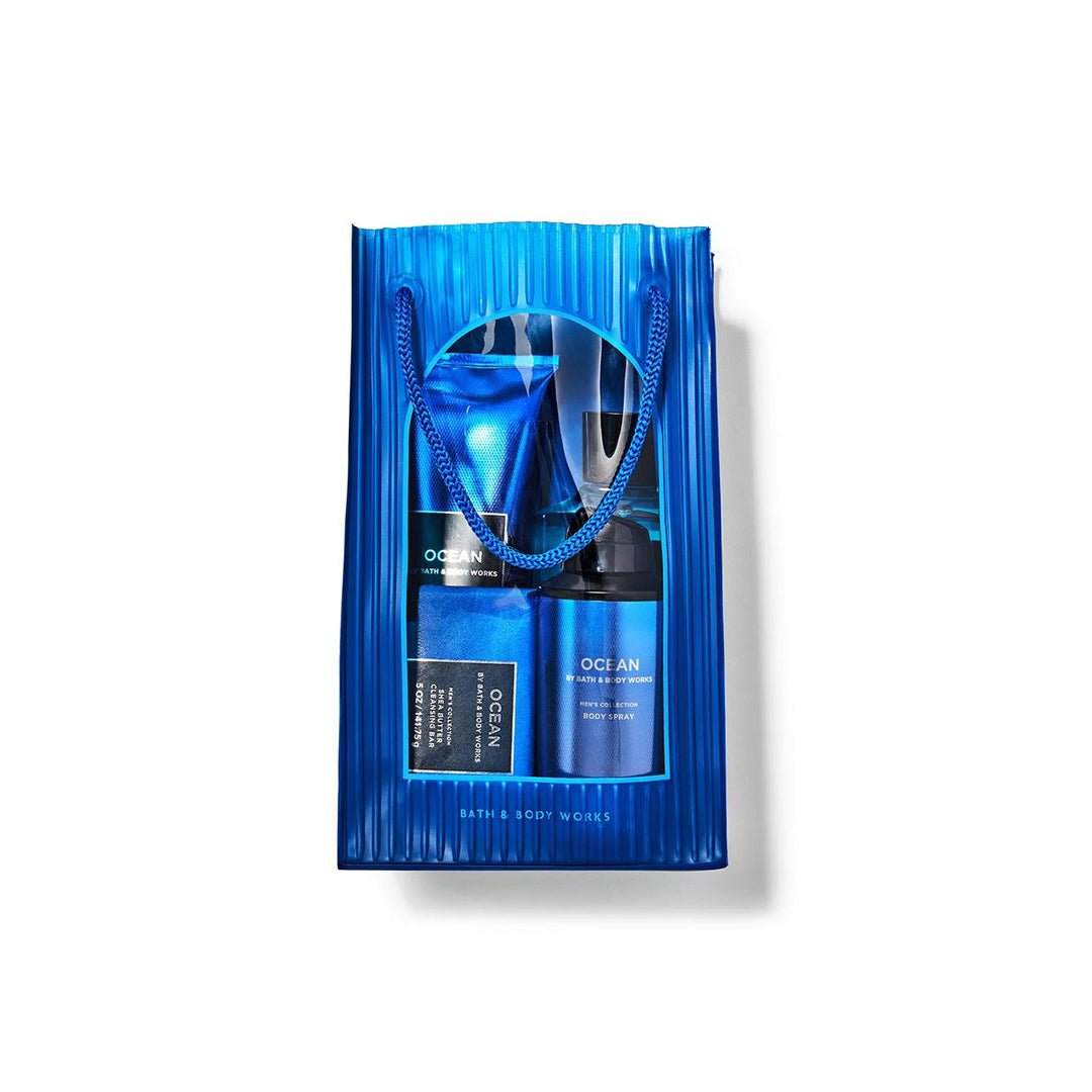 Bath & Body Works Ocean Gift Bag Set - For Men ( Gulf Edition )
