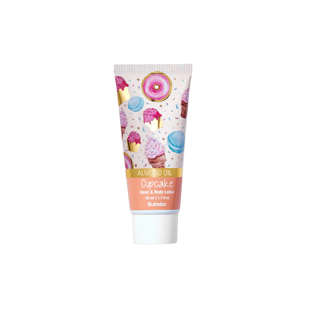 Bubblzz Cupcake New Travel Size Hand & Body Lotion - 50ml