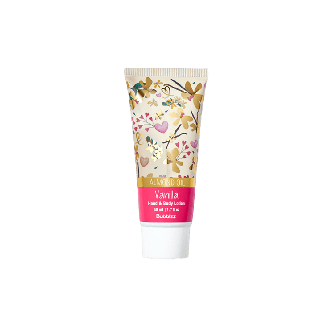 Bubblzz Vanilla New Travel Size Hand & Body Lotion - 50ml