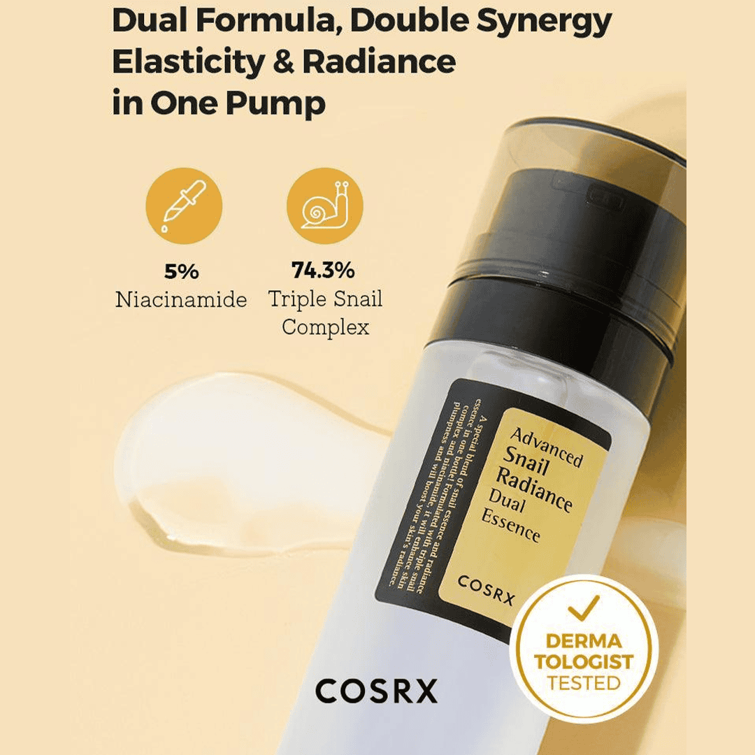 COSRX Advanced Snail Radiance Dual Essence - 80ml