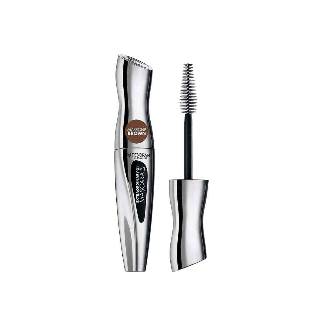 Deborah Milano Extraordinary 5in1 Mascara - Brown