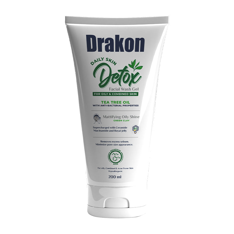 Drakon Detox facial washGel for oily & Combined skin 200ml