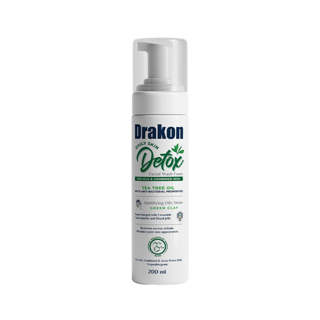 Detox Facial Wash Gel for Oily & Combined Skin - Tea Tree Oil