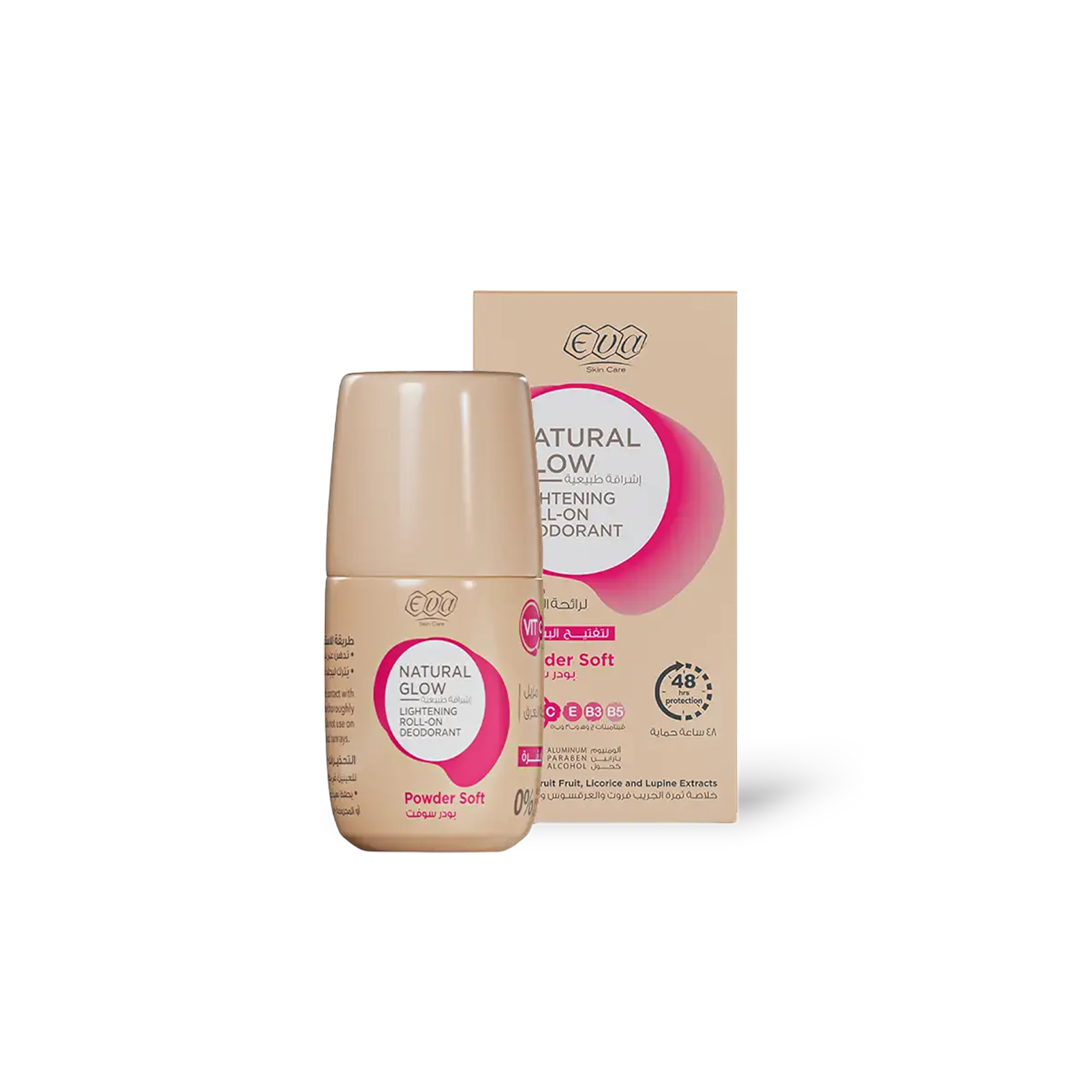 Natural Glow Lightening Roll On Deodorant - Powder Soft