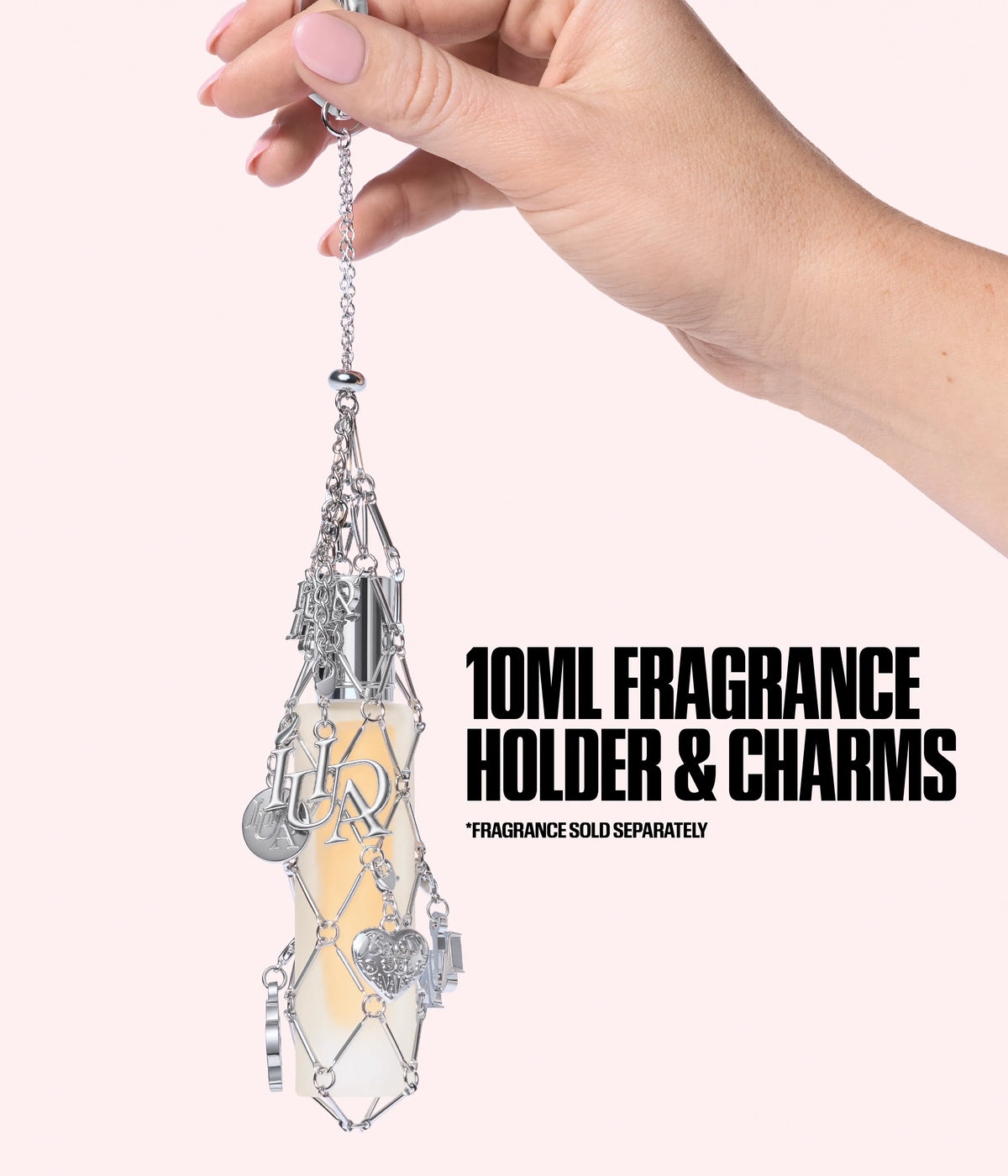 حامل عطر بخاخ للسفر مع تعليقات زخرفية