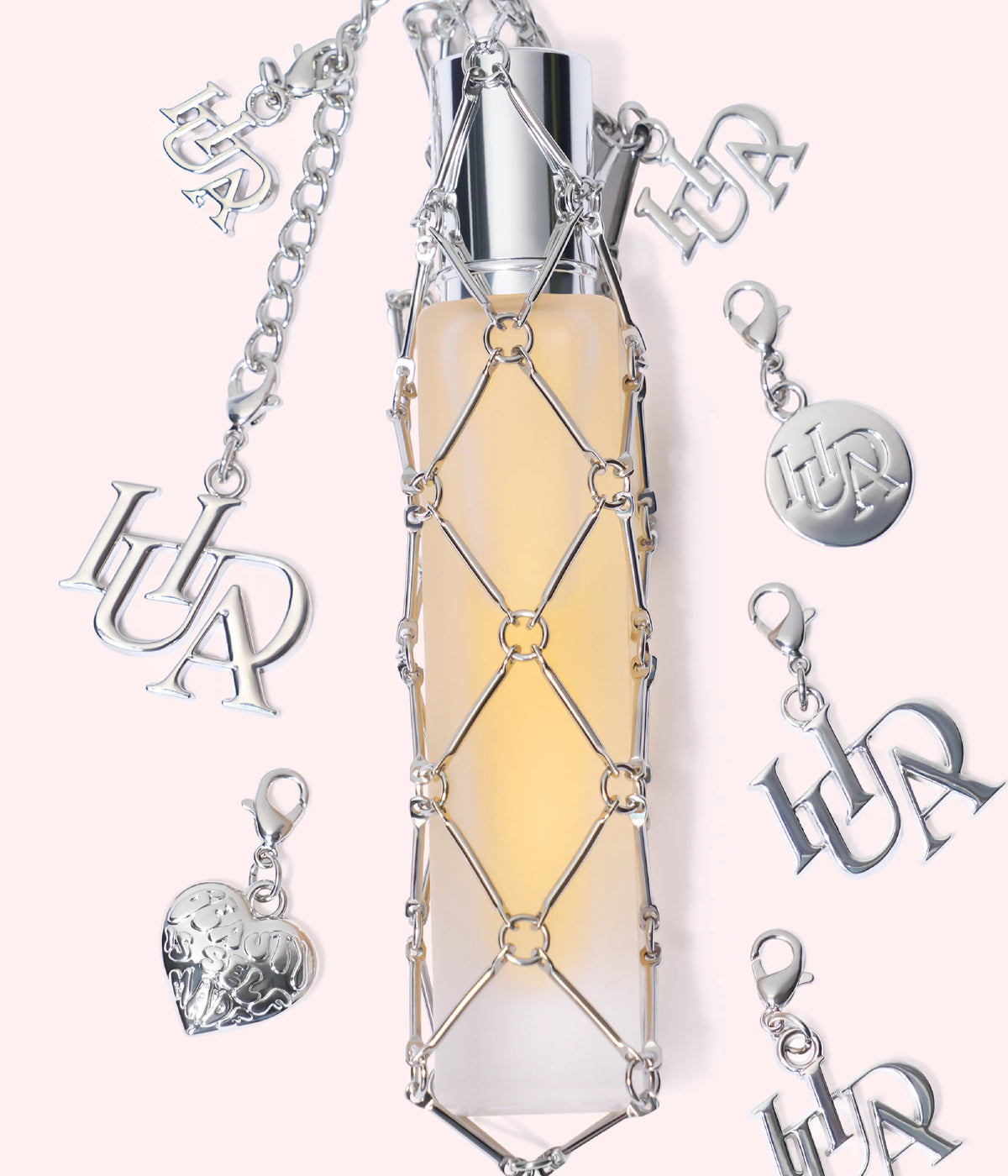 حامل عطر بخاخ للسفر مع تعليقات زخرفية