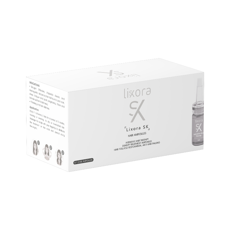 LIXORA SK ANTI HAIR LOSS HAIR VIALS AMPOULES 8 AMP