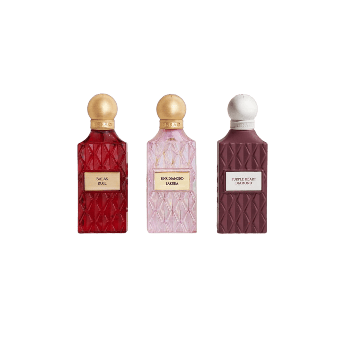 IBRAQ Diamond Collection ( Balas Rose - Purple Heart - Pink Sakura )