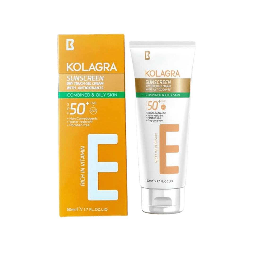 Kolagra Sunscreen Gel Cream For Combination & Oily Skin With SPF 50+