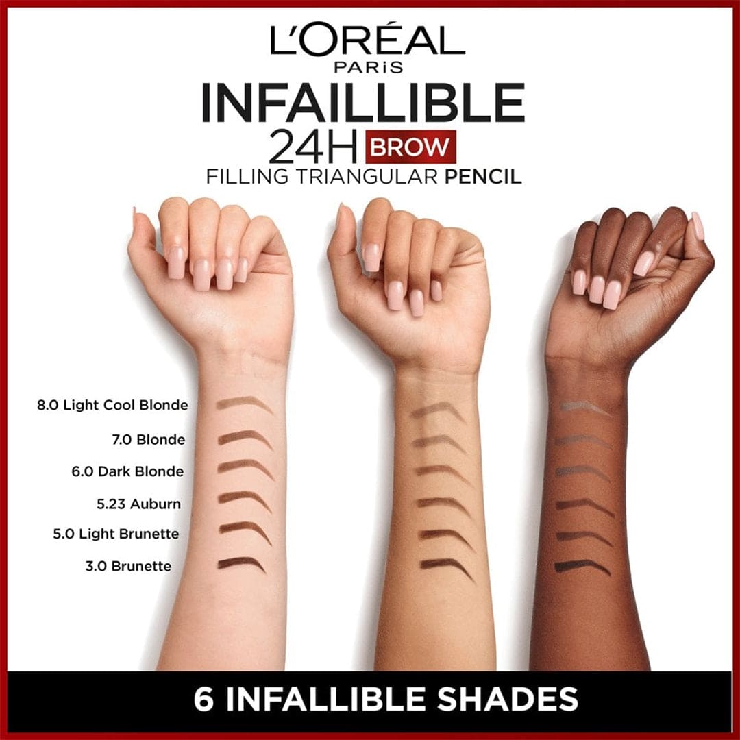 L'Oréal Paris Infaillible Brow 24H Micro Precision Pencil - 5.0 Light Brunette