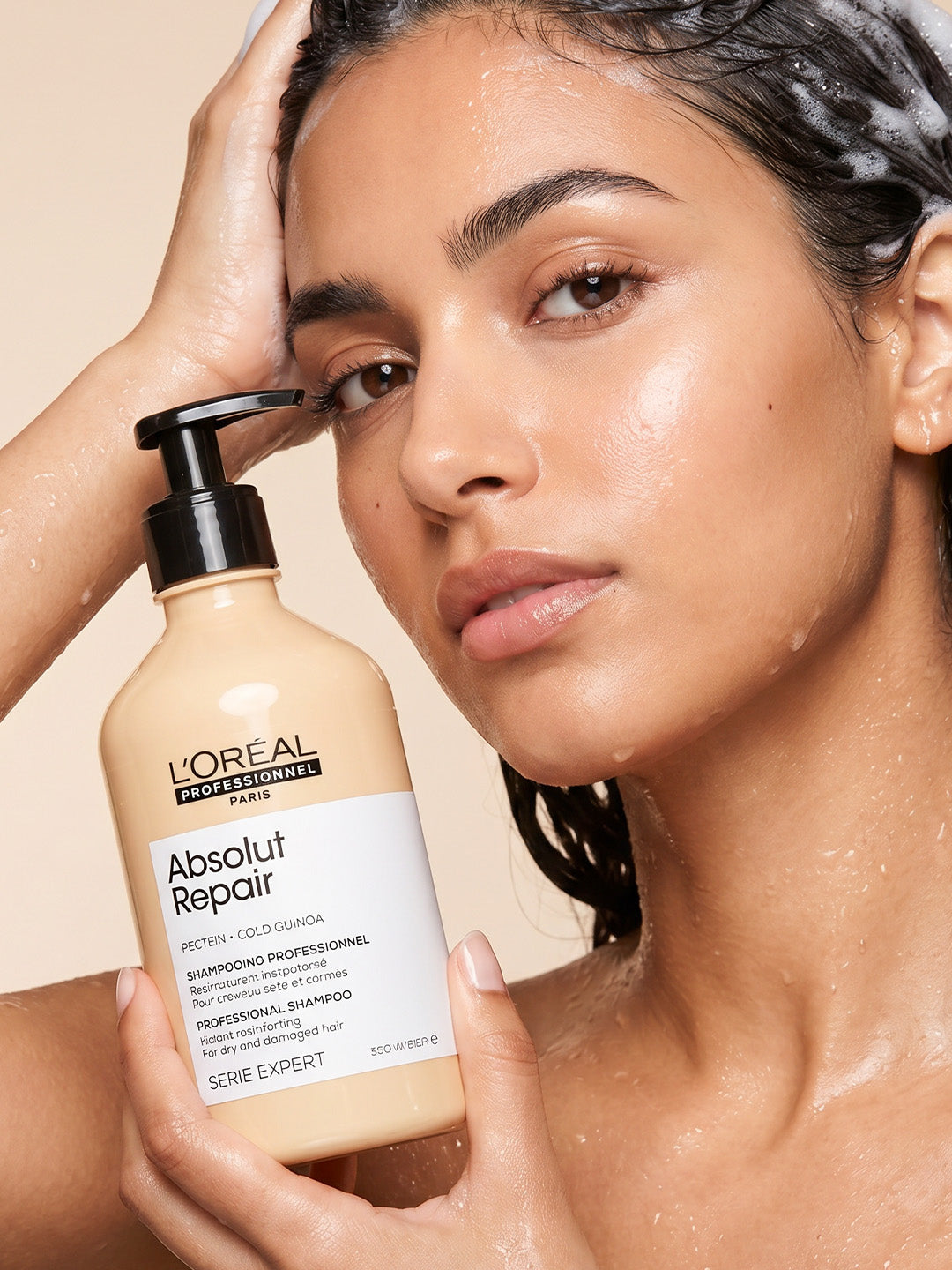 L’Oréal Professional – Absolut Repair Protein + Gold Quinoa Shampoo (500 ml)
