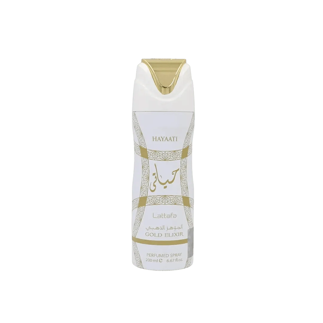 Lattafa Hayaati Gold Elixir Deo Perfumed Spray For Unisex - 200ml