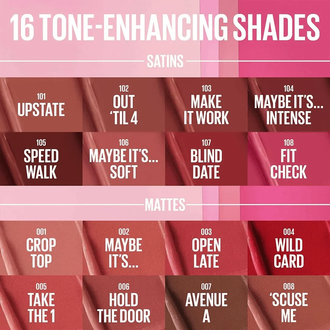 Maybelline Moisturizing Serum Matte Lipstick