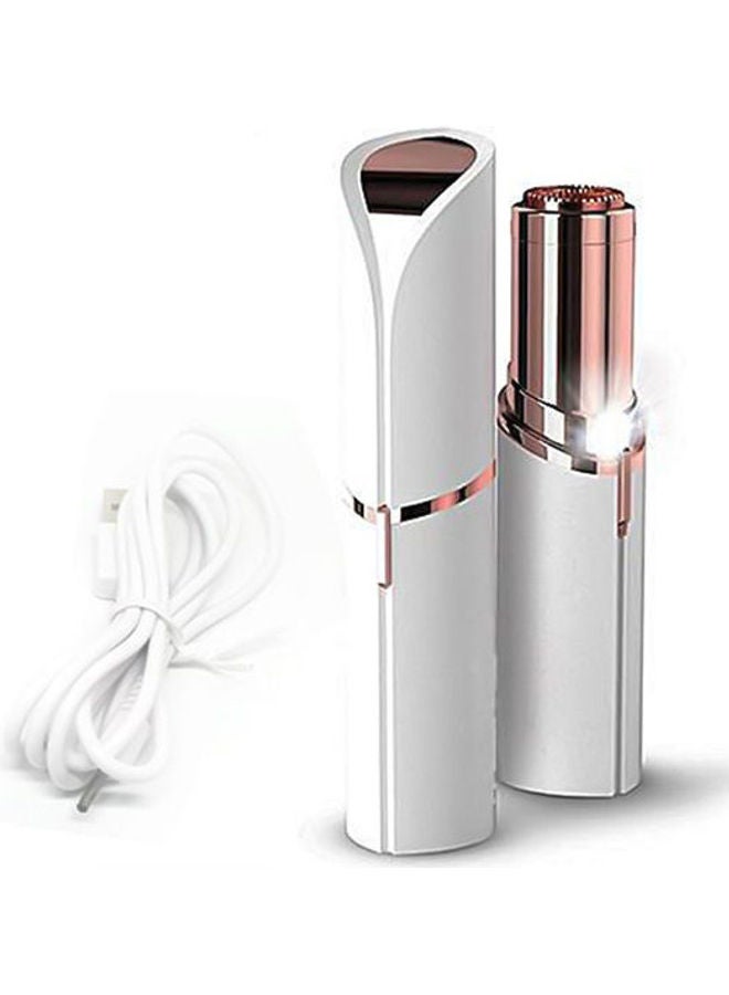 Flawless Facial Hair Remover أبيض/ذهبي