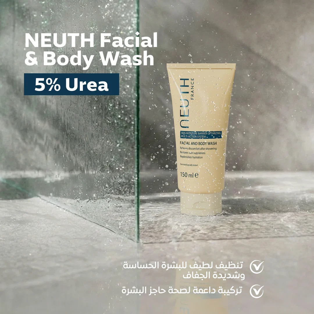 Neuth Skin Moisture Barrier Optimizing Multi-Action System Facial and Body Wash 150 ml