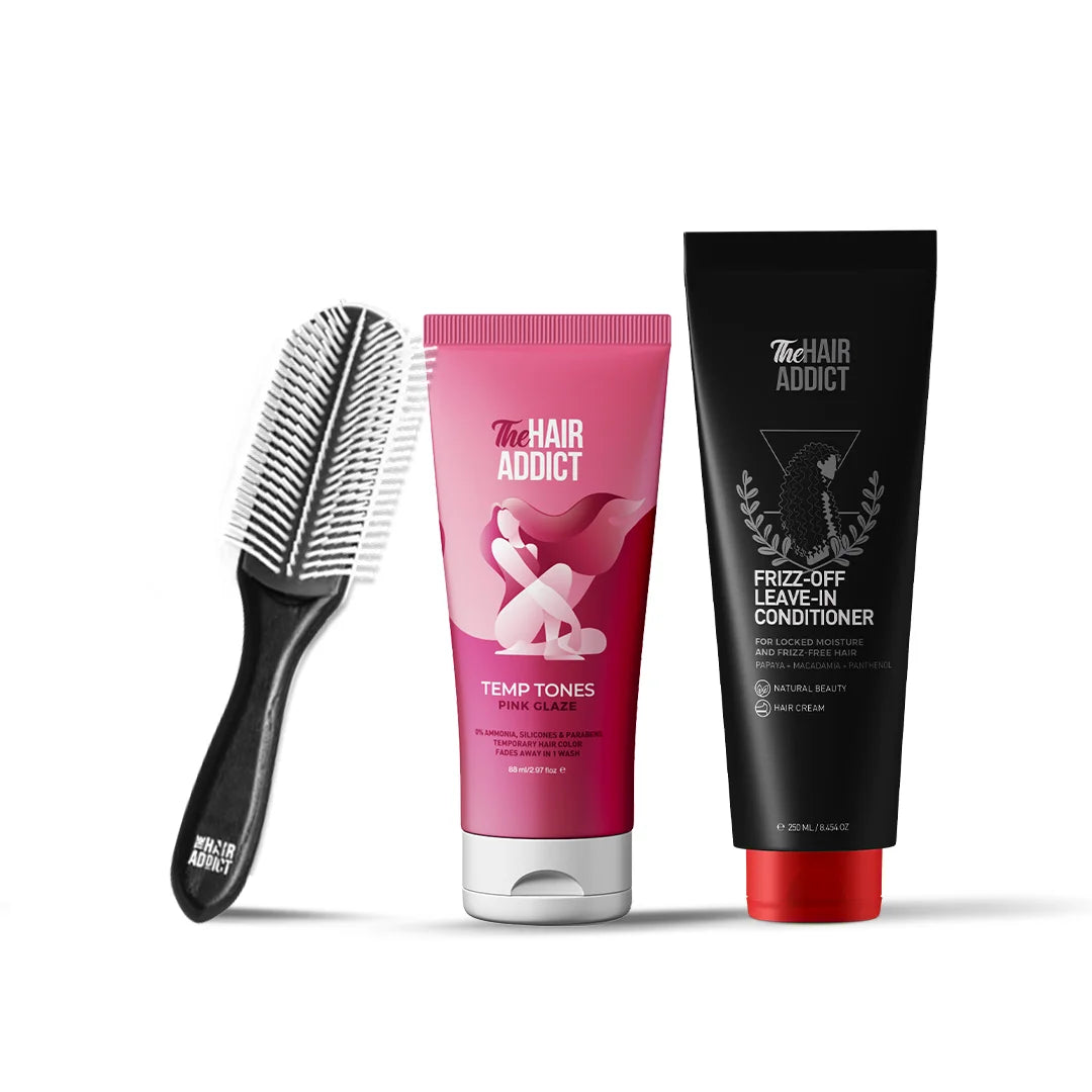 Frizz Off Color & define kit - Pink Glaze (Temp Tones)