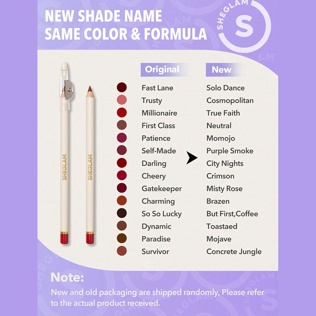SHEGLAM Lip Facts Lip Liner