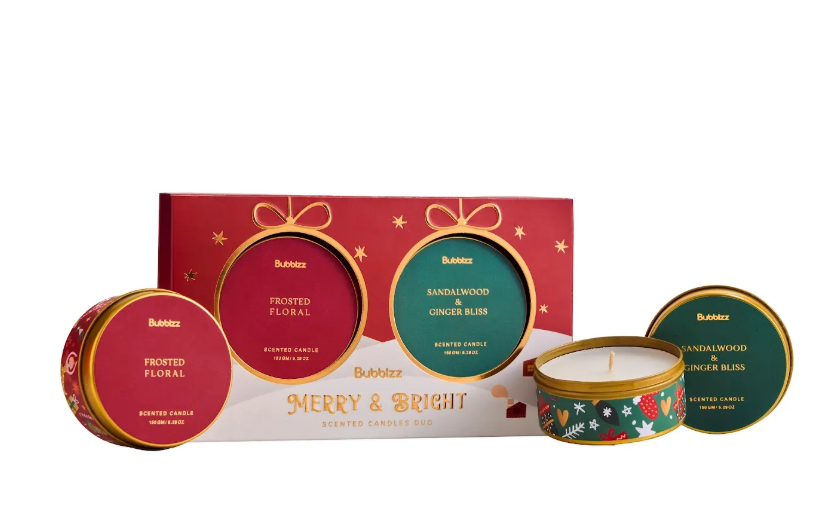 Merry & Bright Scented Candle DUO