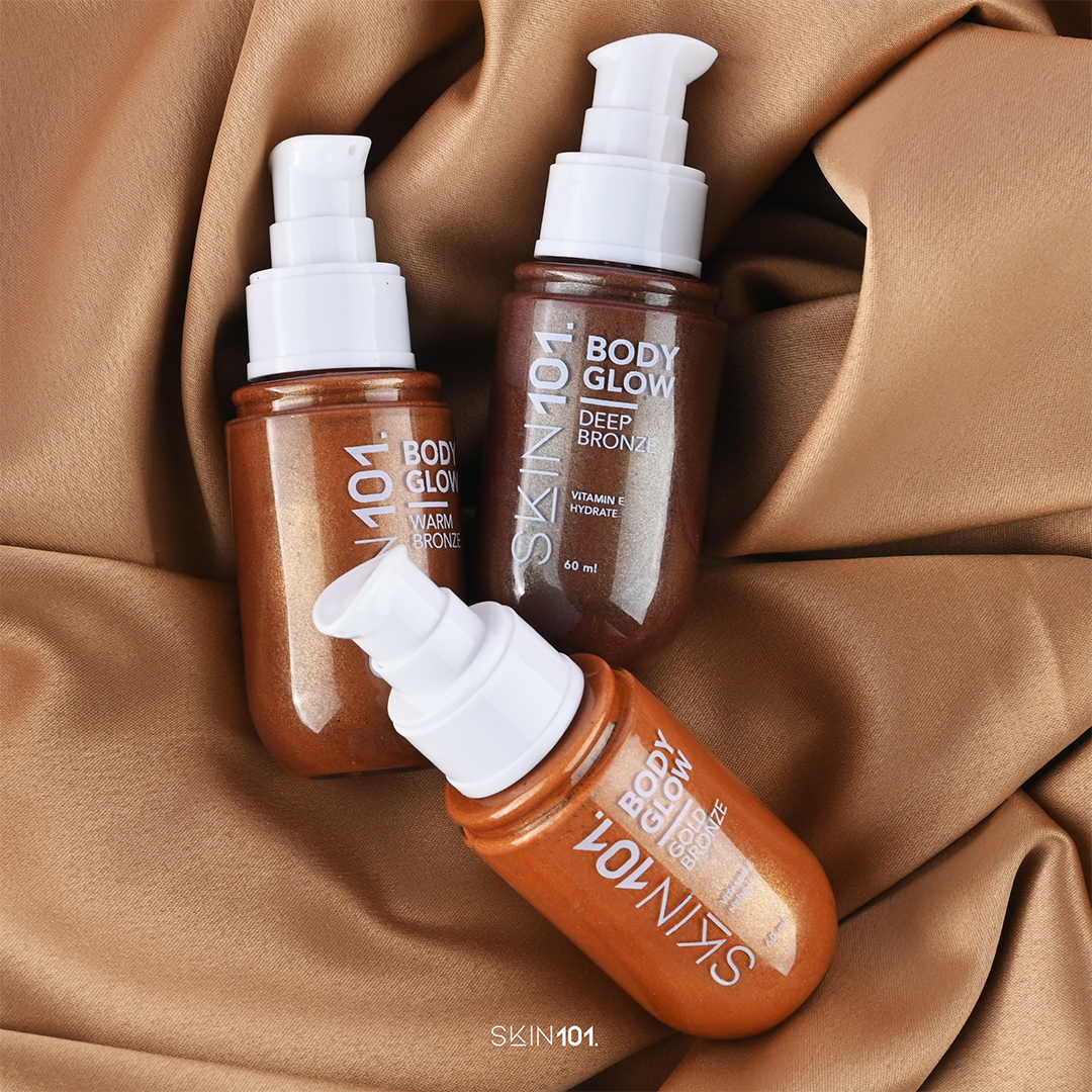 برونزر دافئ للجسم لإشراقة متألقة