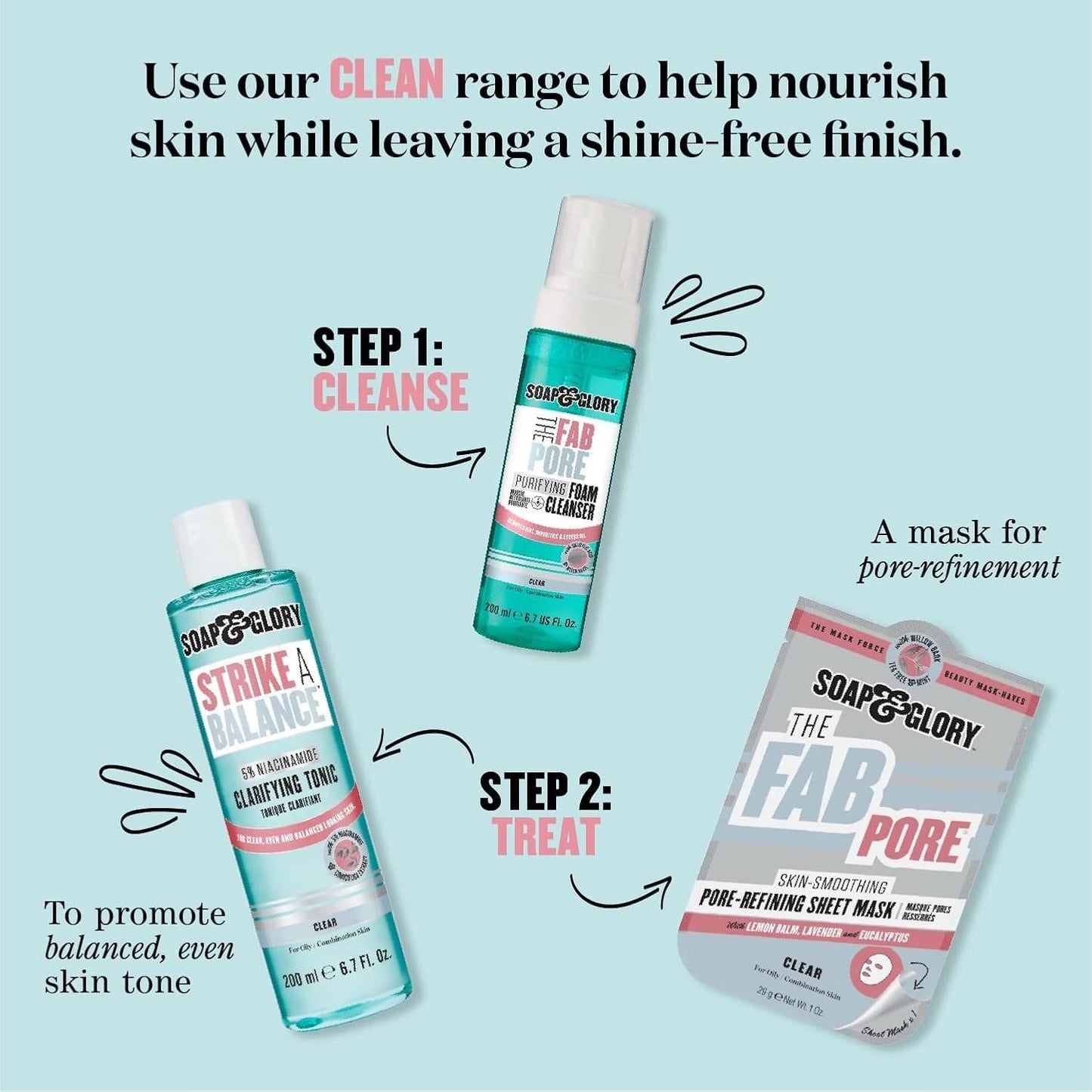 Soap & Glory The Fab Pore Purifying Foam Cleanser