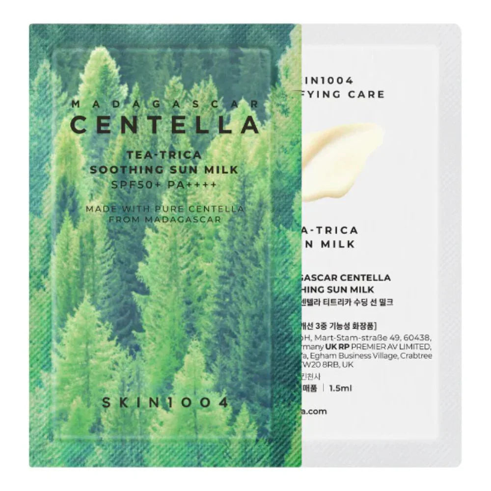 SKIN1004 Madagascar Centella Tea-Trica Soothing Sun Milk 1.5ml Sachet