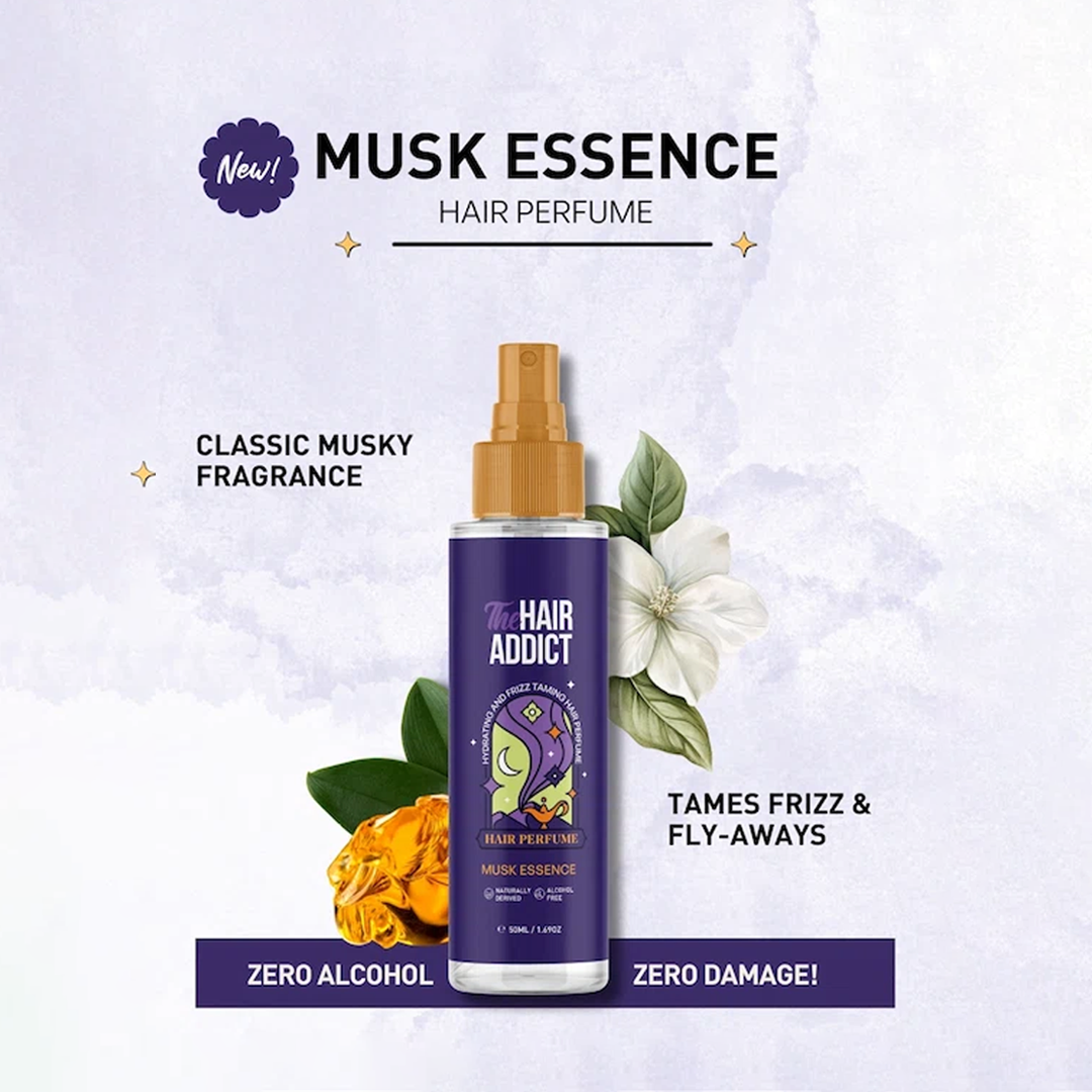 عطر الشعر بعبير المسك