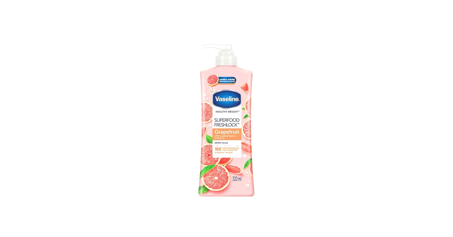 Vaseline Lotion TH-W-Superfood Grapefruit (PUMP)320ml