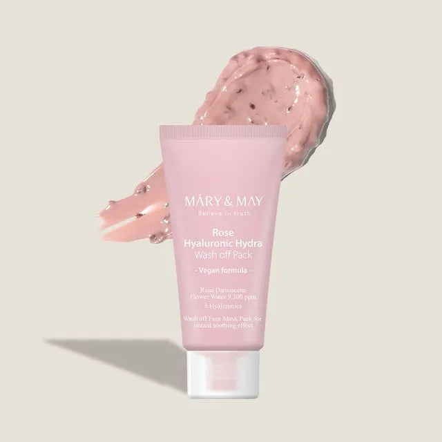 Mary&May - Rose Hyaluronic Hydra Wash Off Mask Pack Mini (30g)